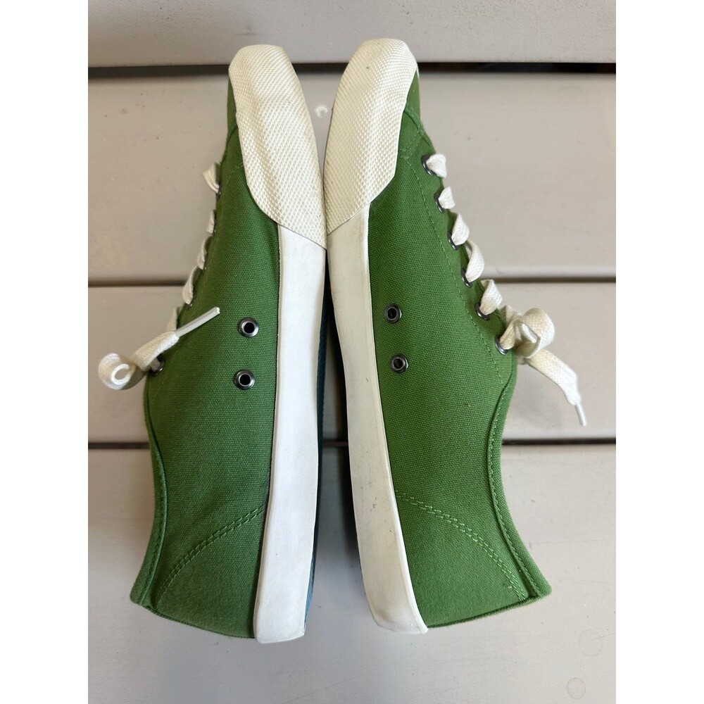 SeaVees Womens Monterey Recycled Cotton Canvas Sneaker Shoes 9 Classic Cactus - Picture 5 of 8